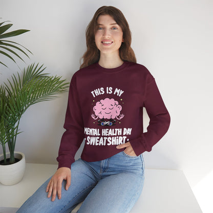 This Is My Mental Health Day Sweatshirt – Comfort Wear for Rest & Boundaries