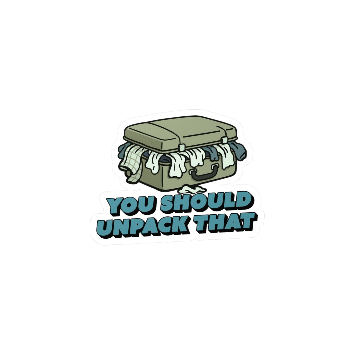 You Should Unpack That Kiss-Cut Vinyl Decals