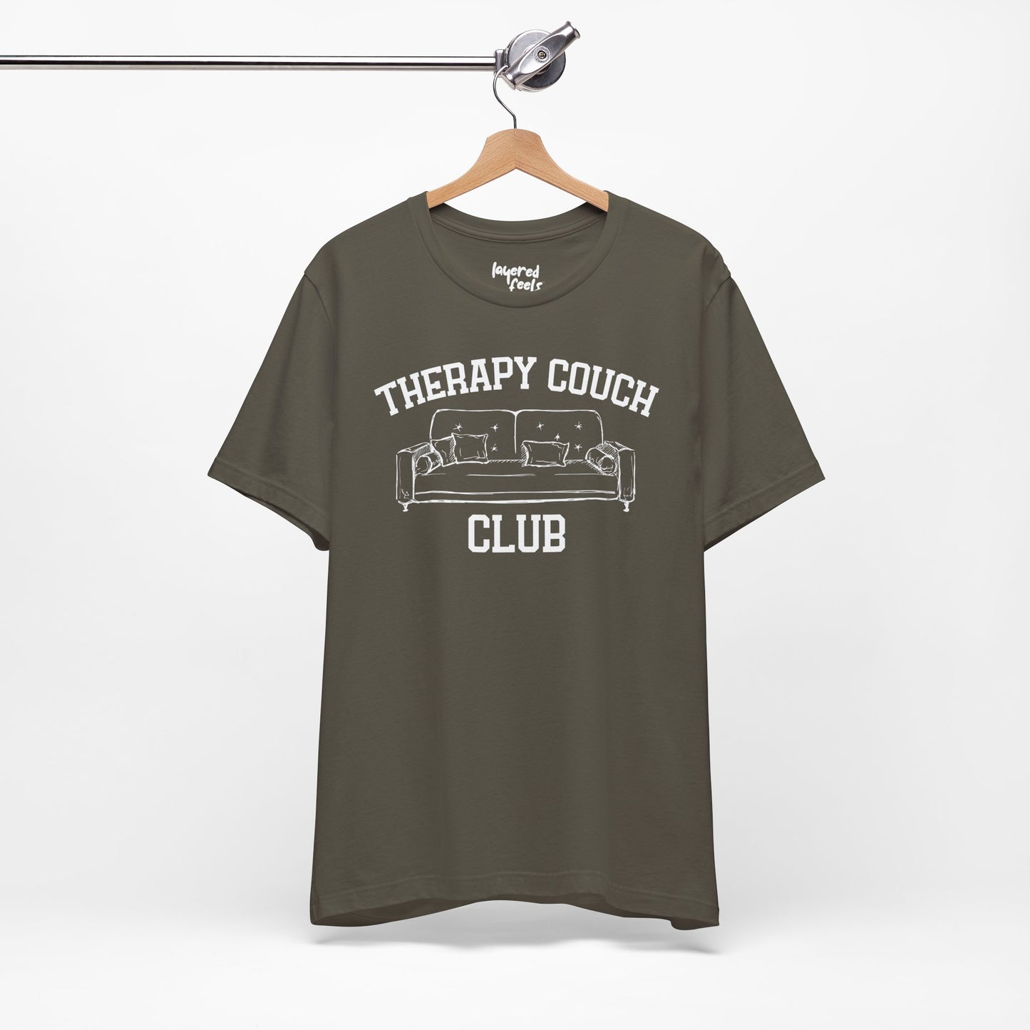 Therapy Couch Club - Unisex Jersey Short Sleeve Tee