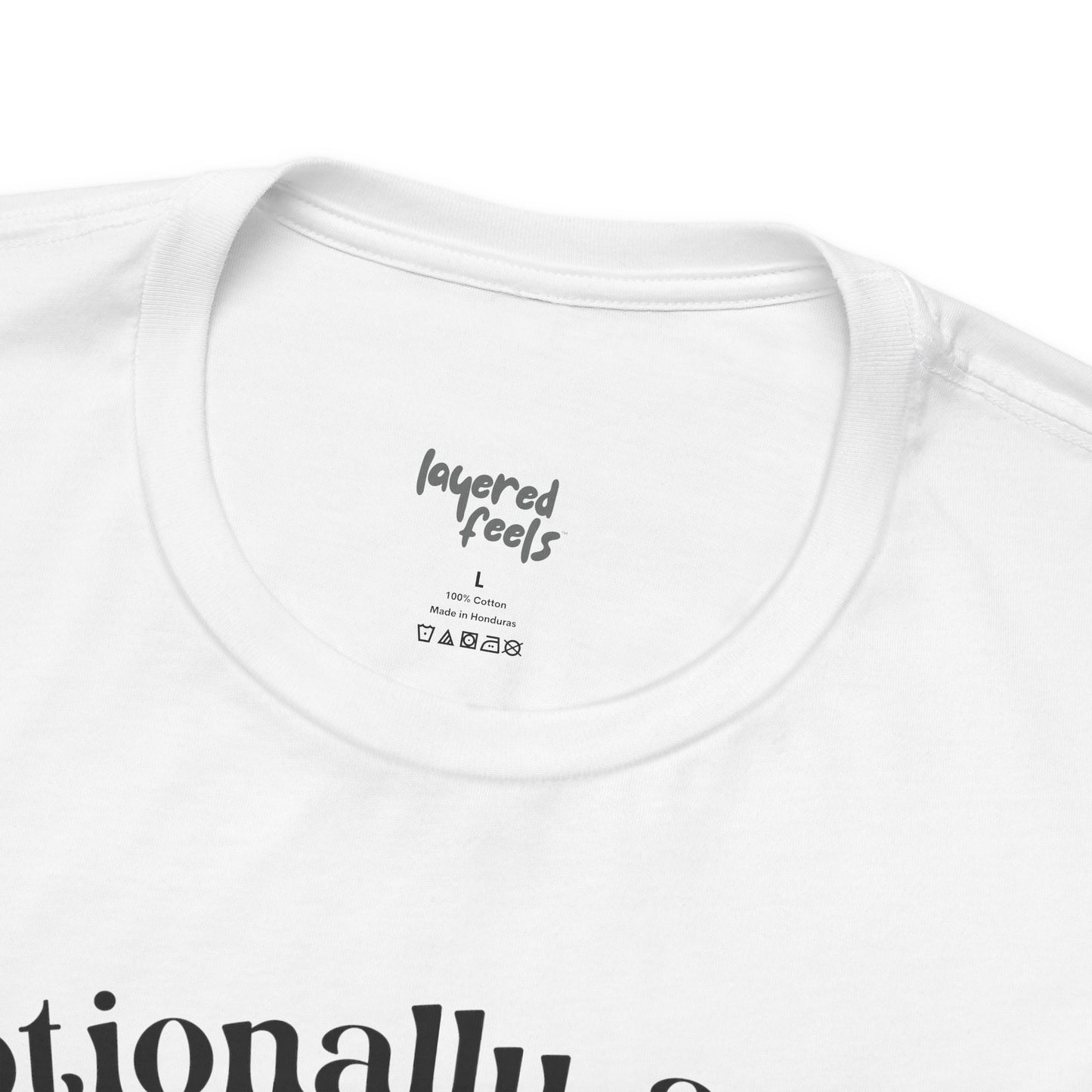 Emotionally Aware But Can't Parallel Park - Unisex Jersey Short Sleeve Tee