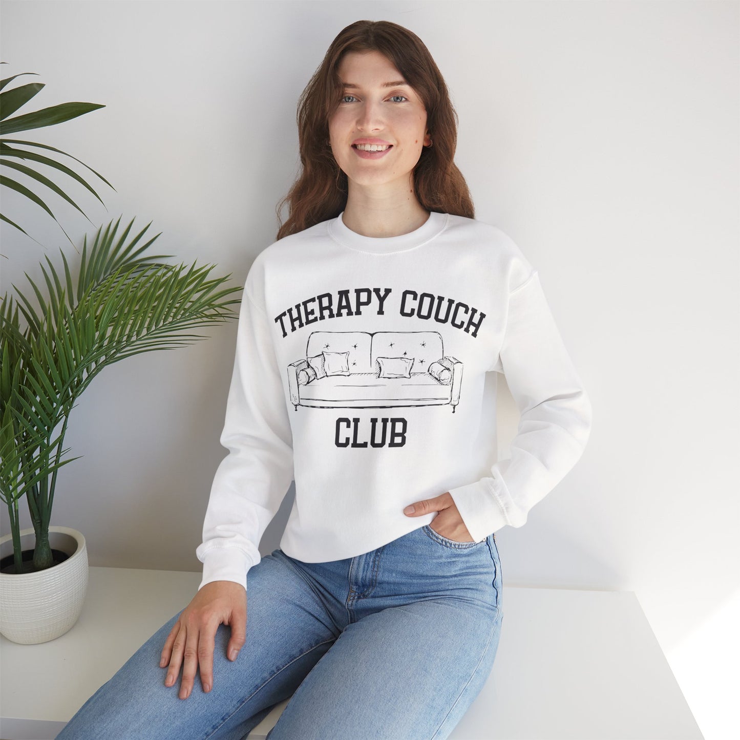 Therapy Couch Club - Unisex Crewneck Sweatshirt