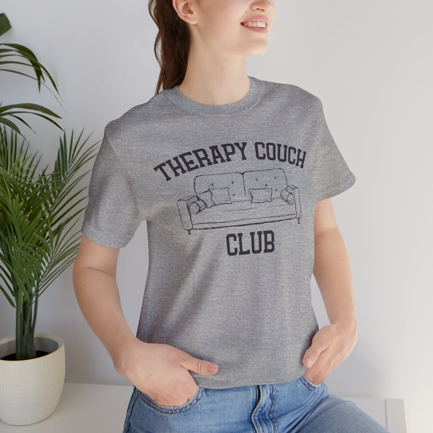 Therapy Couch Club - Unisex Jersey Short Sleeve Tee
