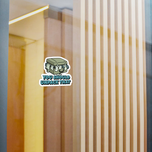 You Should Unpack That Kiss-Cut Vinyl Decals