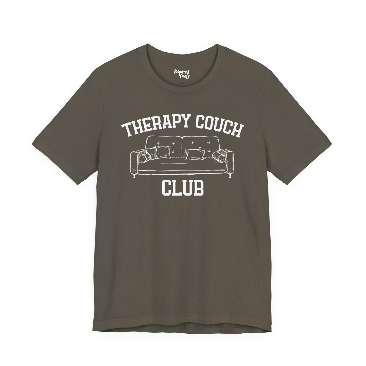 Therapy Couch Club - Unisex Jersey Short Sleeve Tee