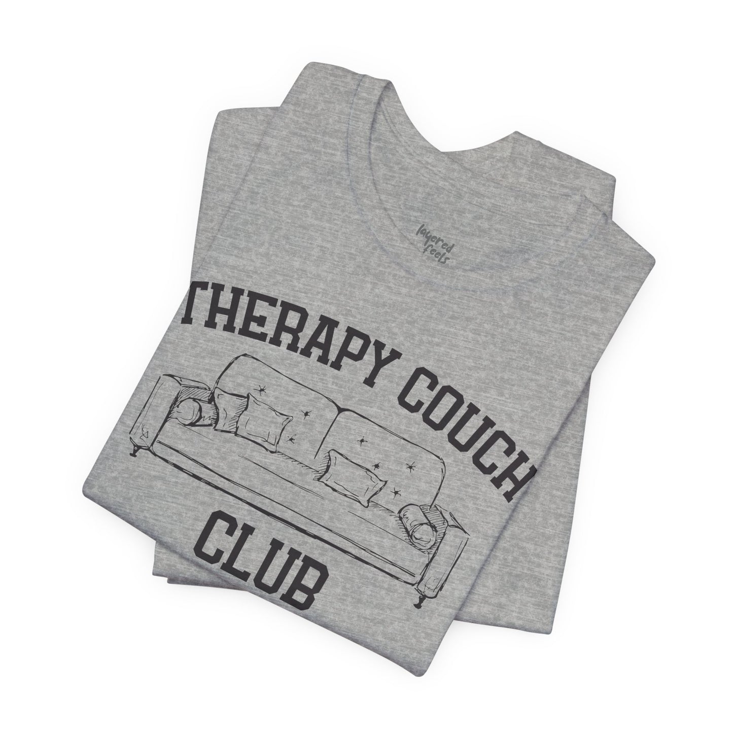 Therapy Couch Club - Unisex Jersey Short Sleeve Tee