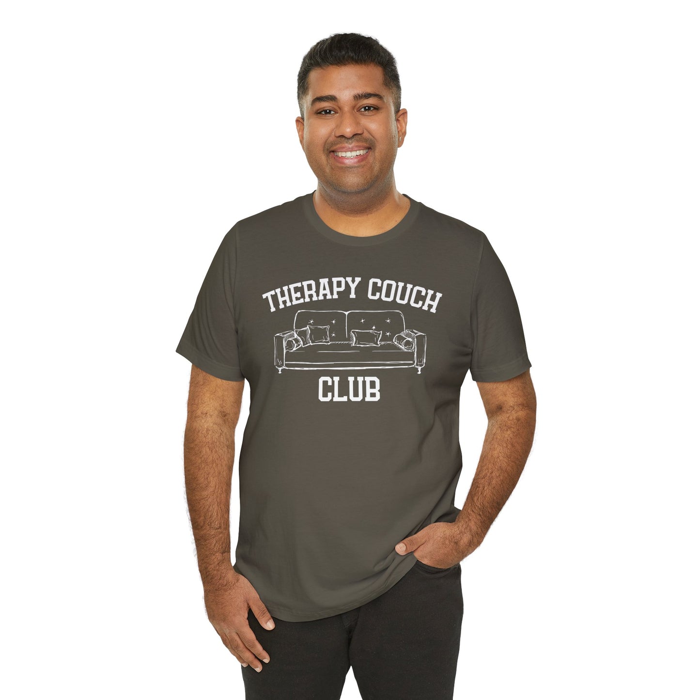 Therapy Couch Club - Unisex Jersey Short Sleeve Tee