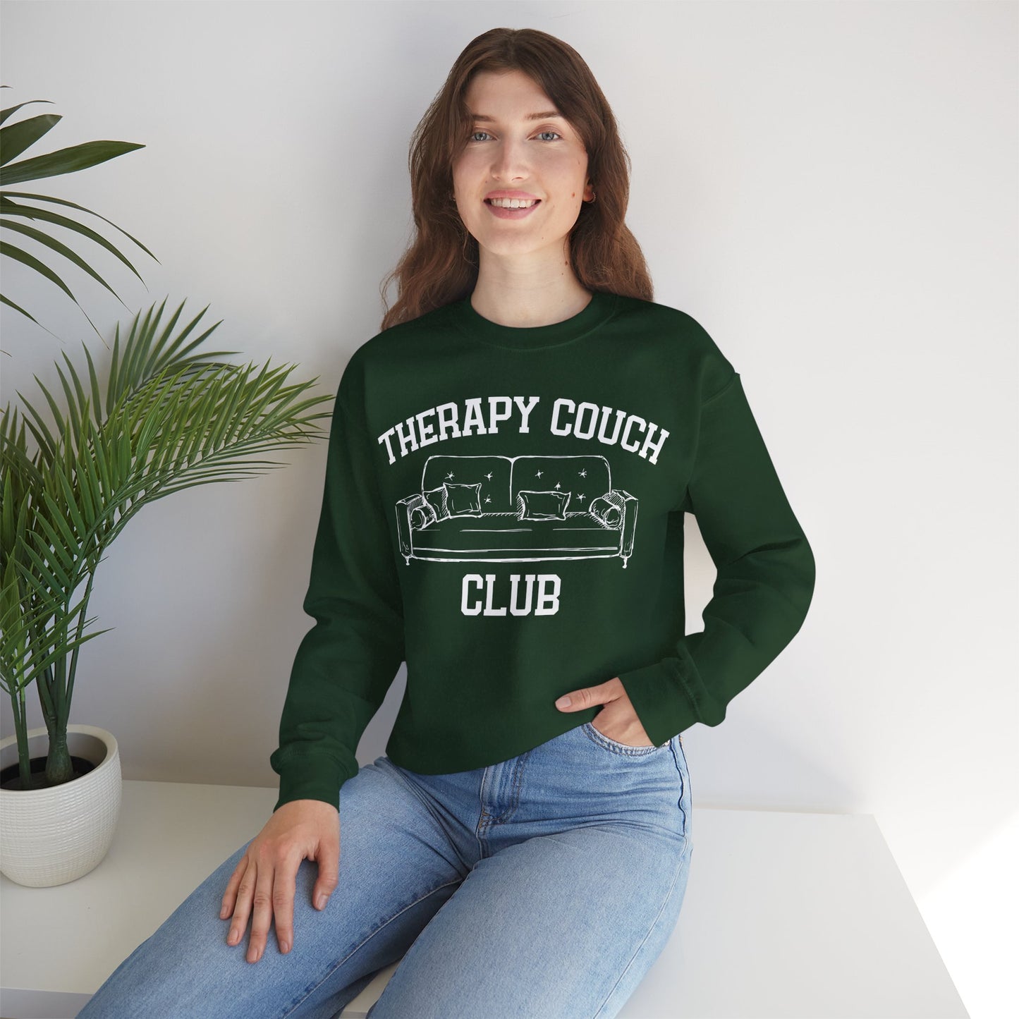 Therapy Couch Club - Unisex Crewneck Sweatshirt