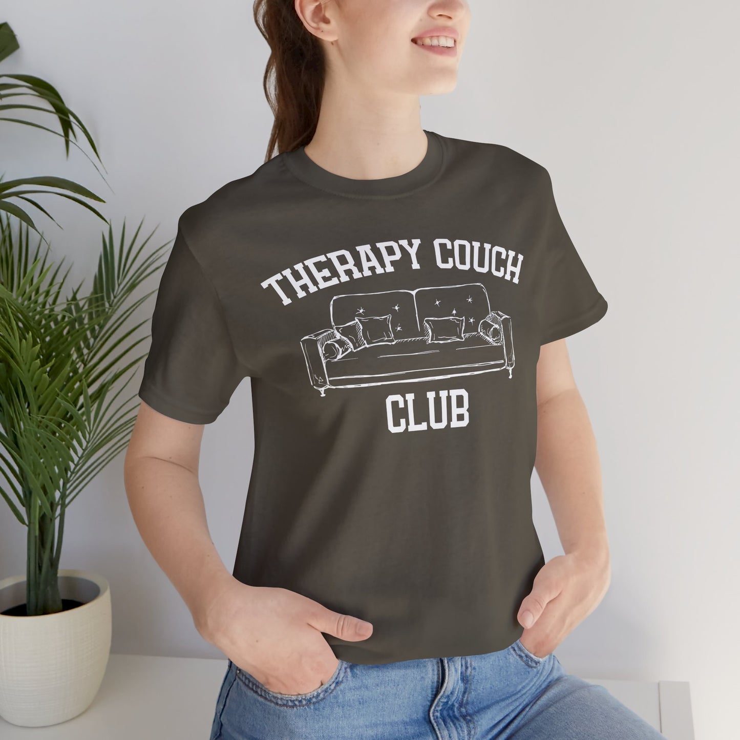 Therapy Couch Club - Unisex Jersey Short Sleeve Tee