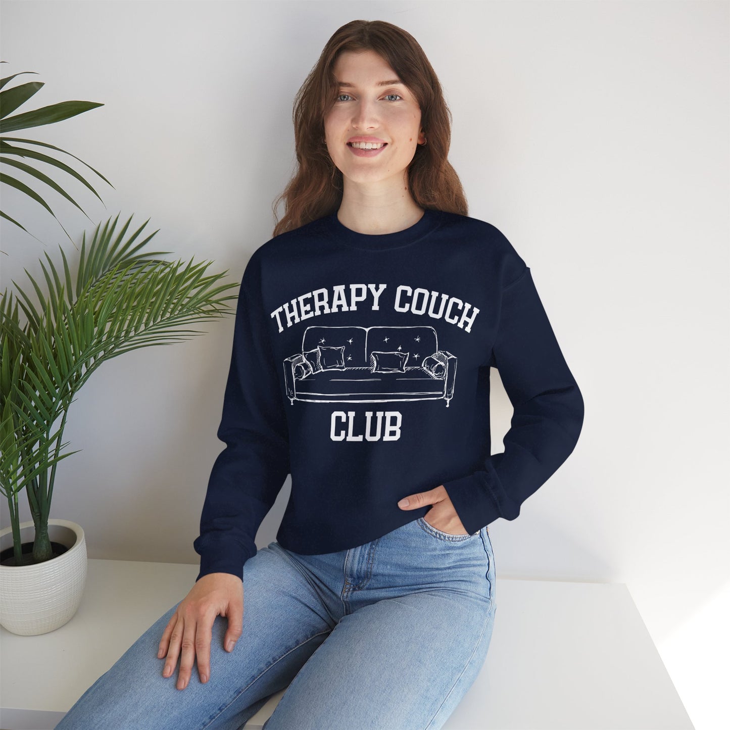 Therapy Couch Club - Unisex Crewneck Sweatshirt