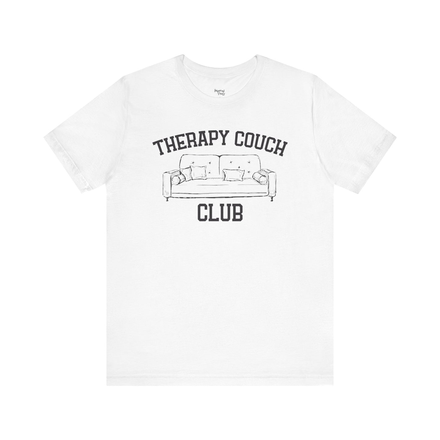 Therapy Couch Club - Unisex Jersey Short Sleeve Tee