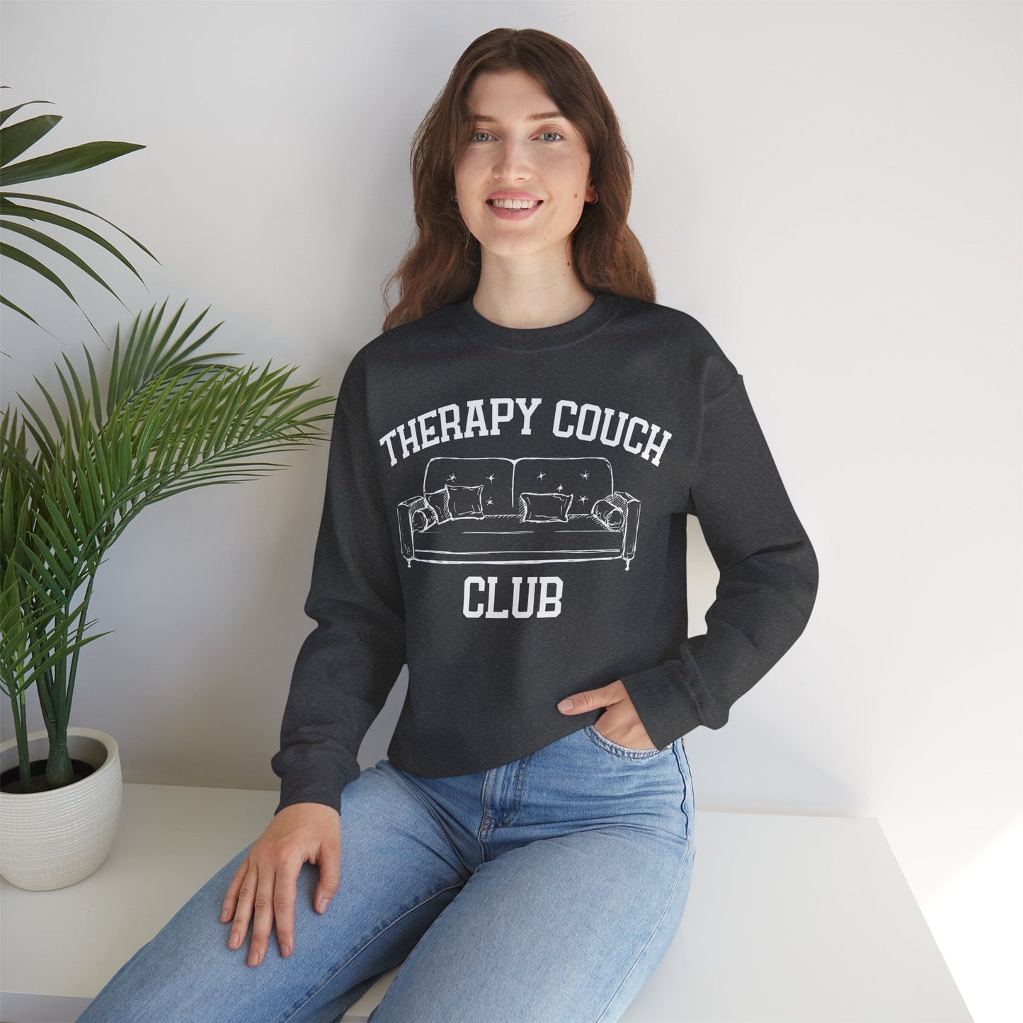 Therapy Couch Club - Unisex Crewneck Sweatshirt