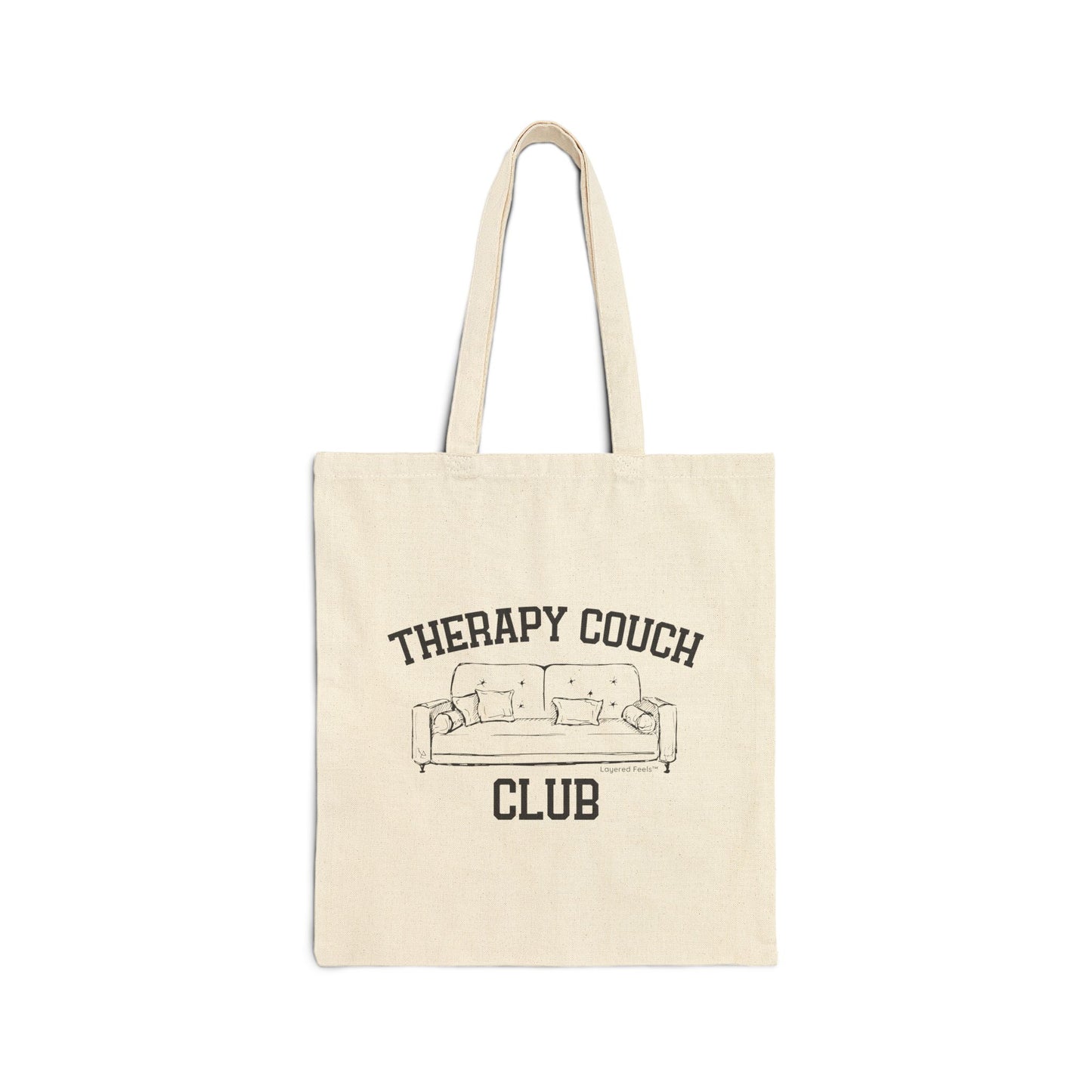 Therapy Couch Club - Cotton Canvas Tote Bag