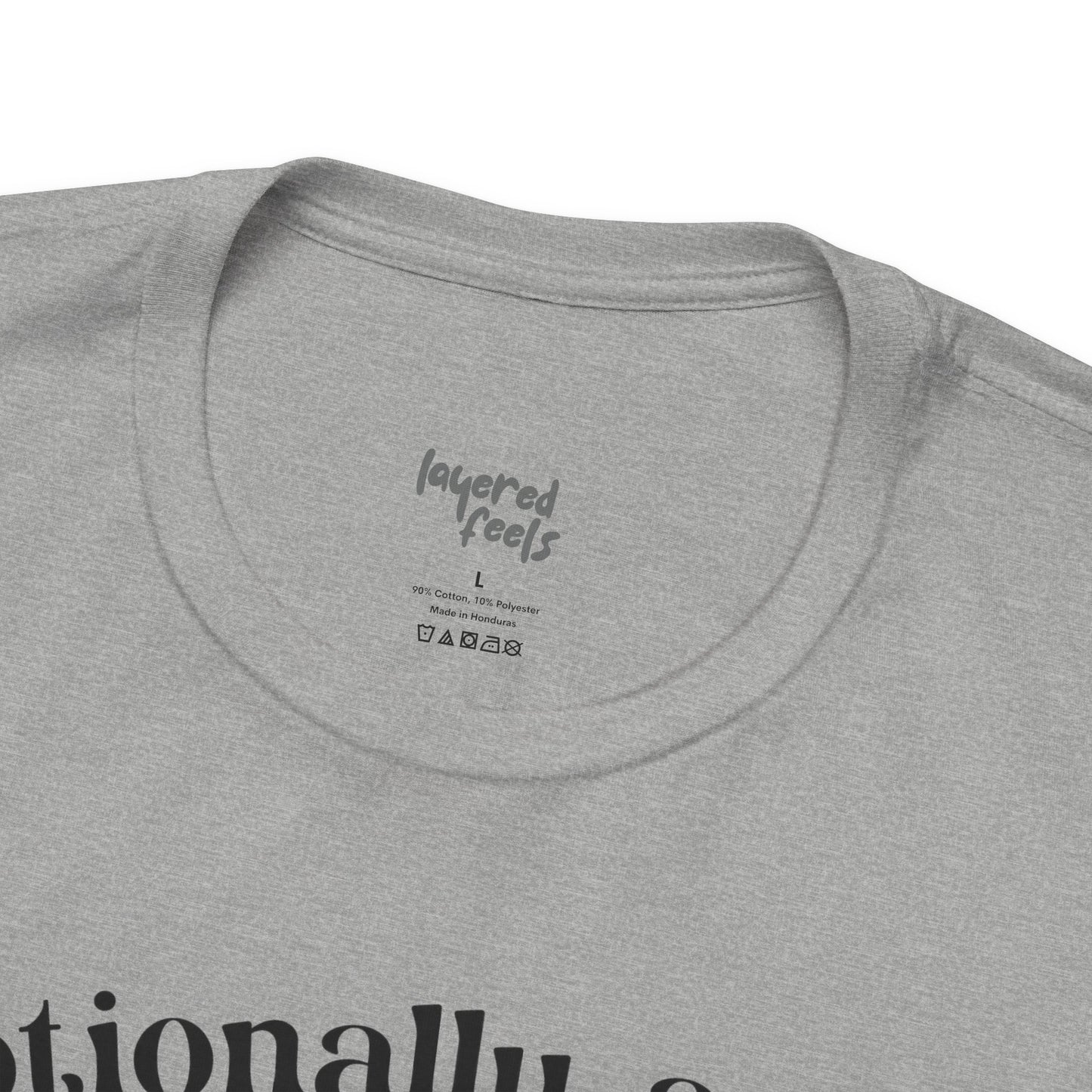 Emotionally Aware But Can't Parallel Park - Unisex Jersey Short Sleeve Tee