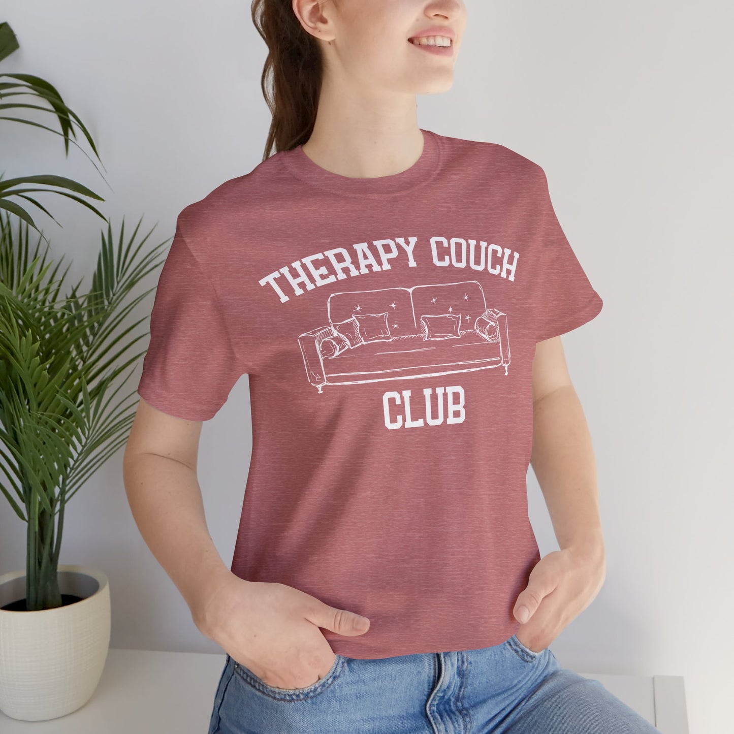 Therapy Couch Club - Unisex Jersey Short Sleeve Tee
