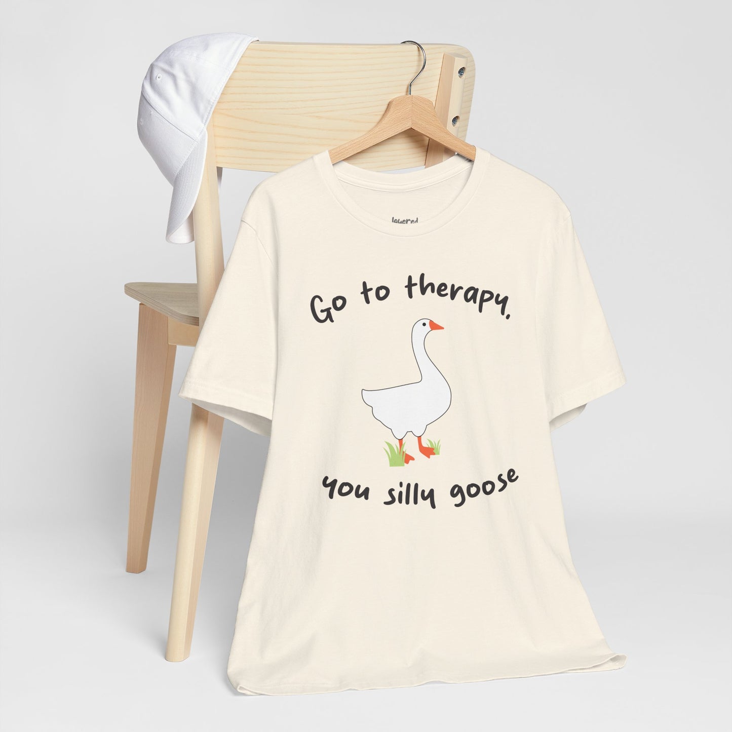 Go to Therapy, You Silly Goose - Unisex Jersey Short Sleeve Tee
