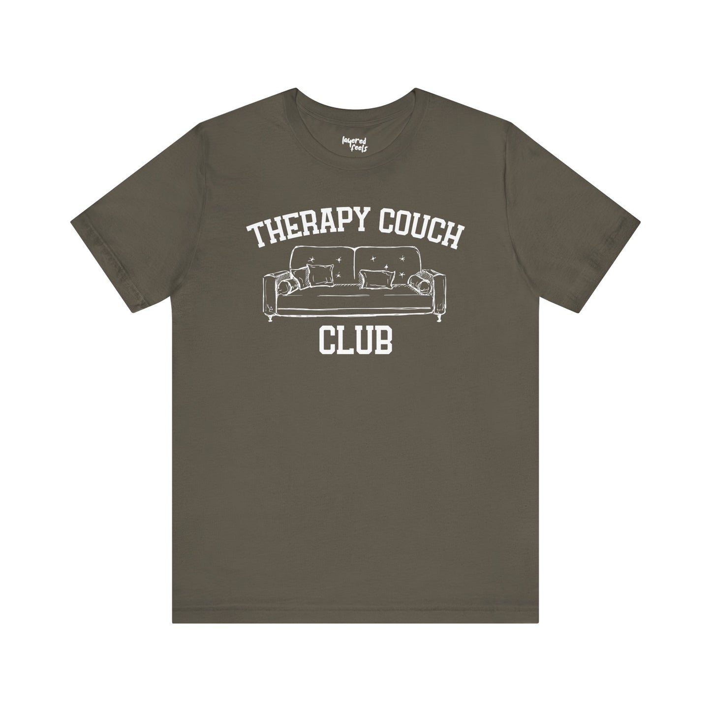 Therapy Couch Club - Unisex Jersey Short Sleeve Tee